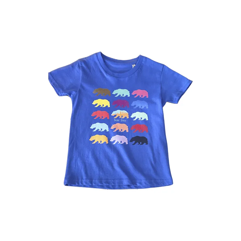 Bear Trax Kids Tee Blue